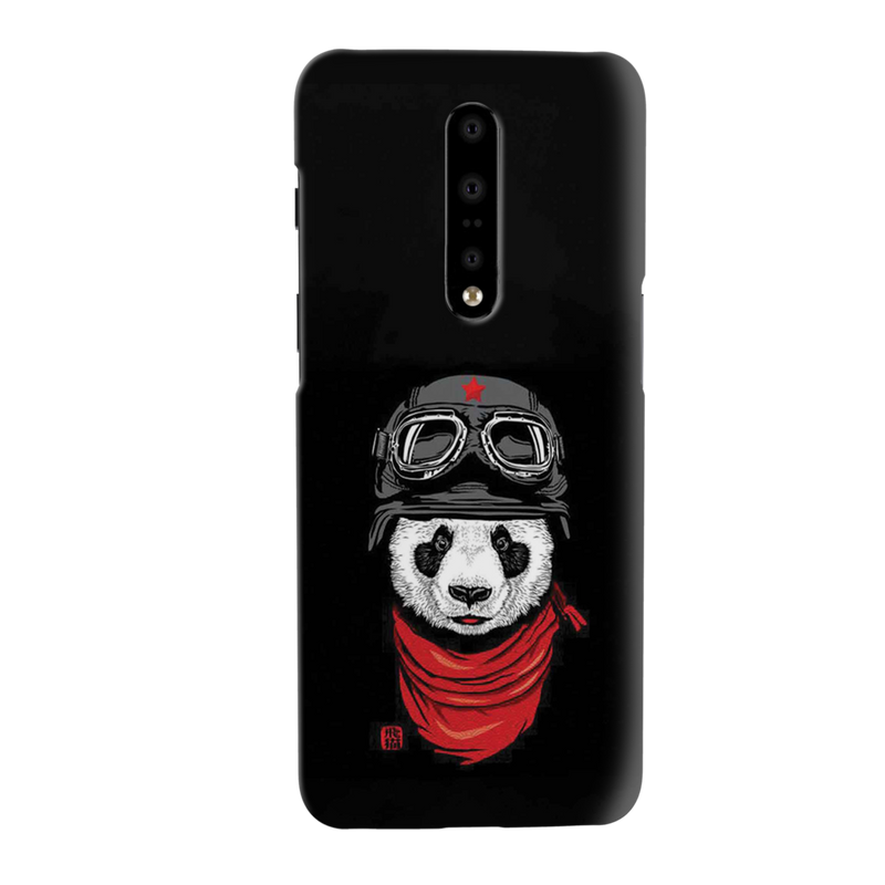 Rider Panda Printed Slim Cases and Cover for OnePlus 7 Pro