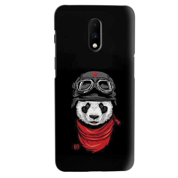 Rider Panda Printed Slim Cases and Cover for OnePlus 7