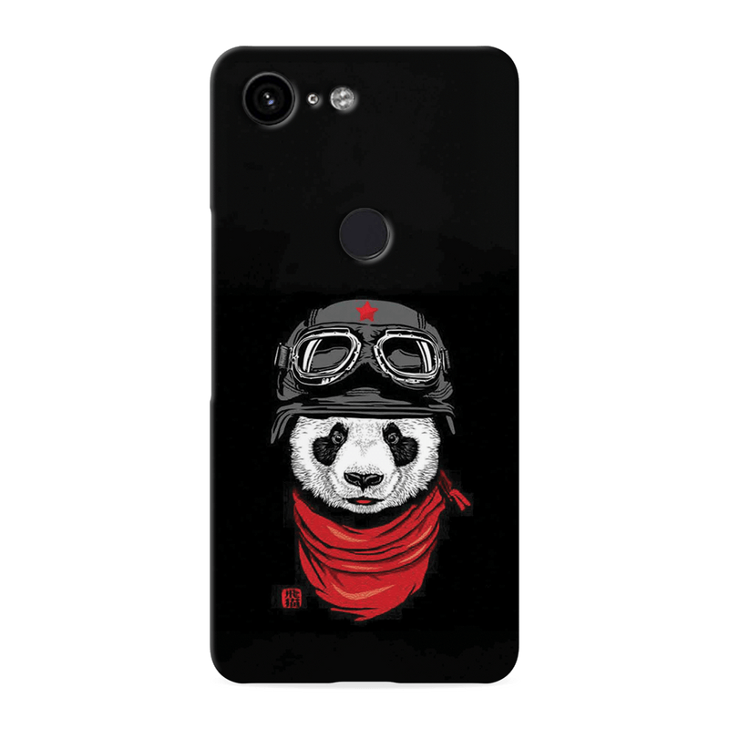 Rider Panda Printed Slim Cases and Cover for Pixel 3