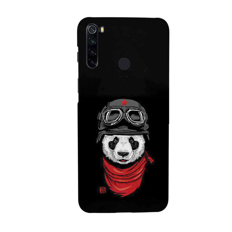 Rider Panda Printed Slim Cases and Cover for Redmi Note 8