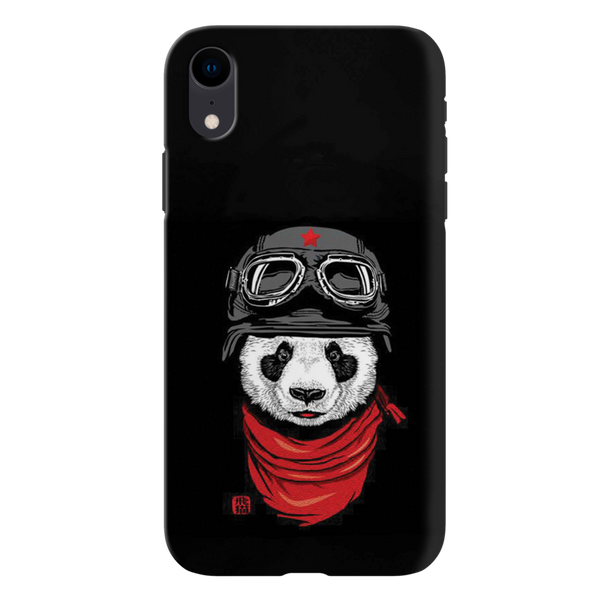 Rider Panda Printed Slim Cases and Cover for iPhone XR