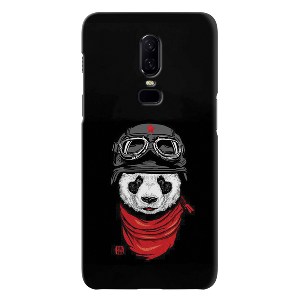 Rider Panda Printed Slim Cases and Cover for OnePlus 6