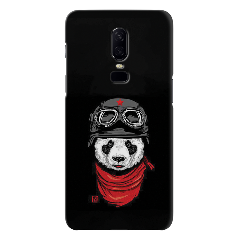 Rider Panda Printed Slim Cases and Cover for OnePlus 6