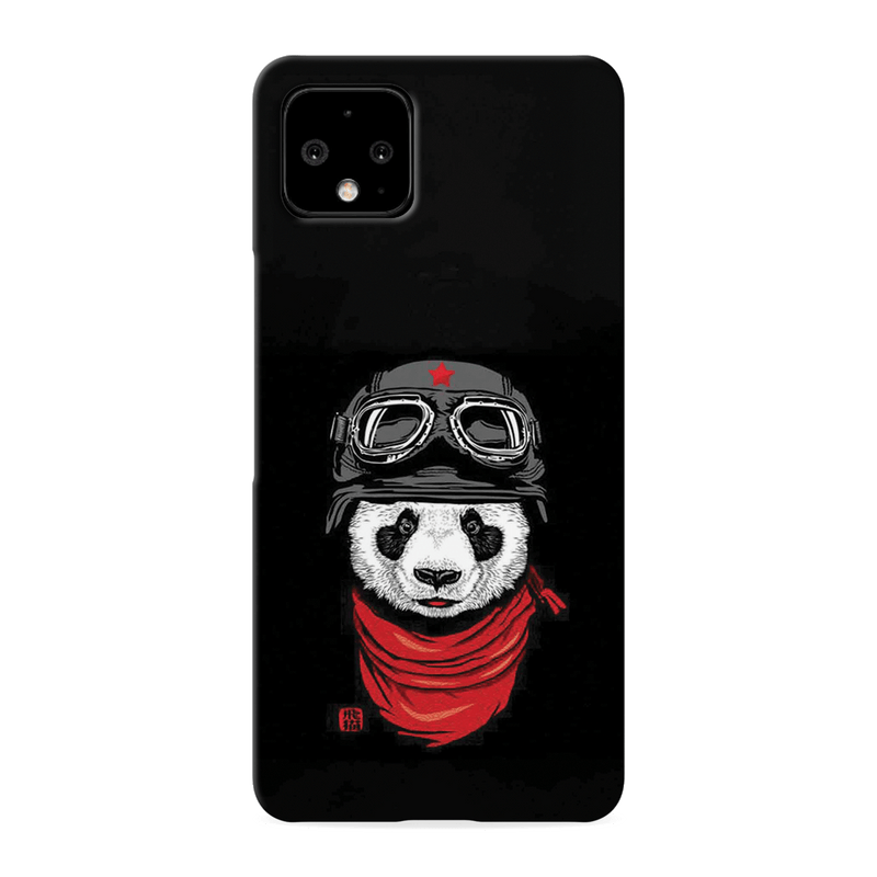 Rider Panda Printed Slim Cases and Cover for Pixel 4