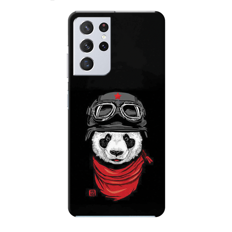 Rider Panda Printed Slim Cases and Cover for Galaxy S21 Ultra