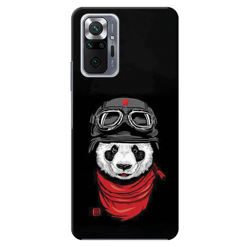 Rider Panda Printed Slim Cases and Cover for Redmi Note 10 Pro