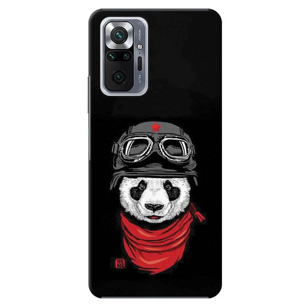 Rider Panda Printed Slim Cases and Cover for Redmi Note 10 Pro Max