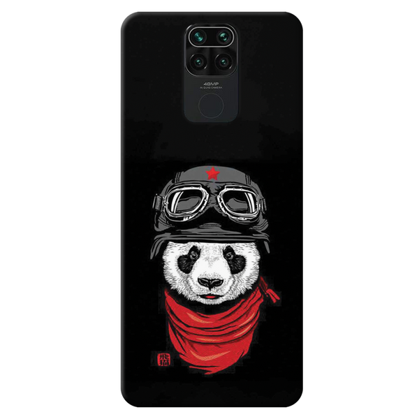 Rider Panda Printed Slim Cases and Cover for Redmi Note 9