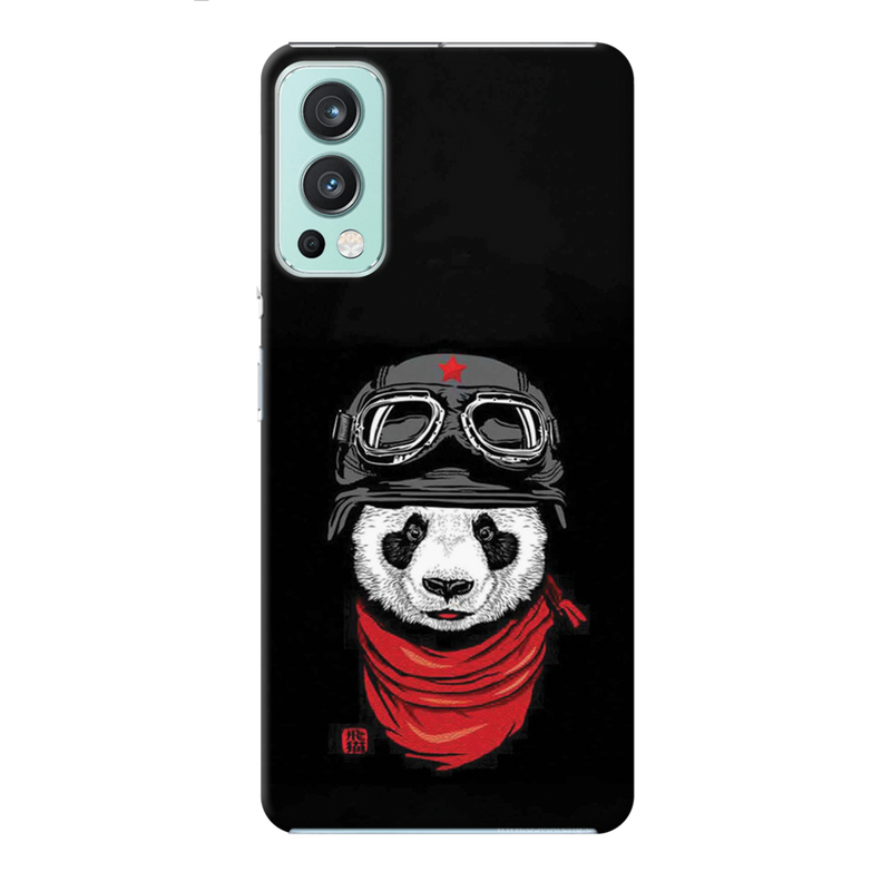 Rider Panda Printed Slim Cases and Cover for OnePlus Nord 2