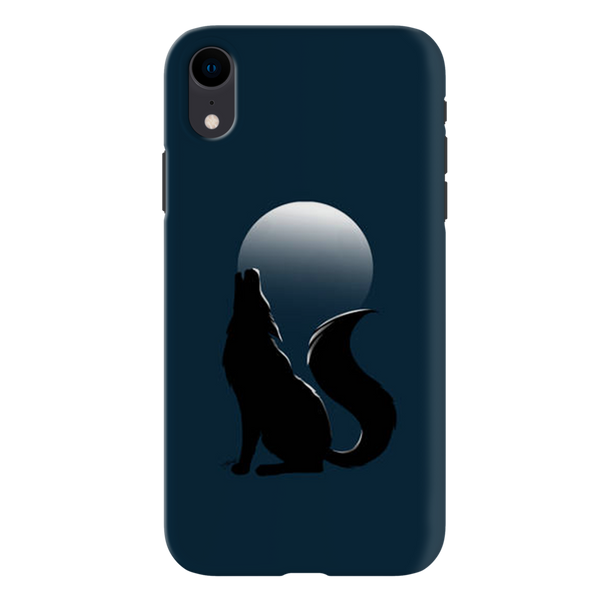 Wolf howling Printed Slim Cases and Cover for iPhone XR