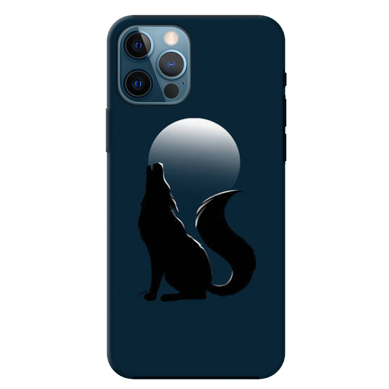 Wolf howling Printed Slim Cases and Cover for iPhone 12 Pro Max