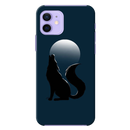Wolf howling Printed Slim Cases and Cover for iPhone 12