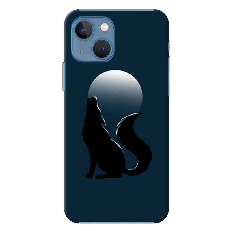 Wolf howling Printed Slim Cases and Cover for iPhone 13 Mini