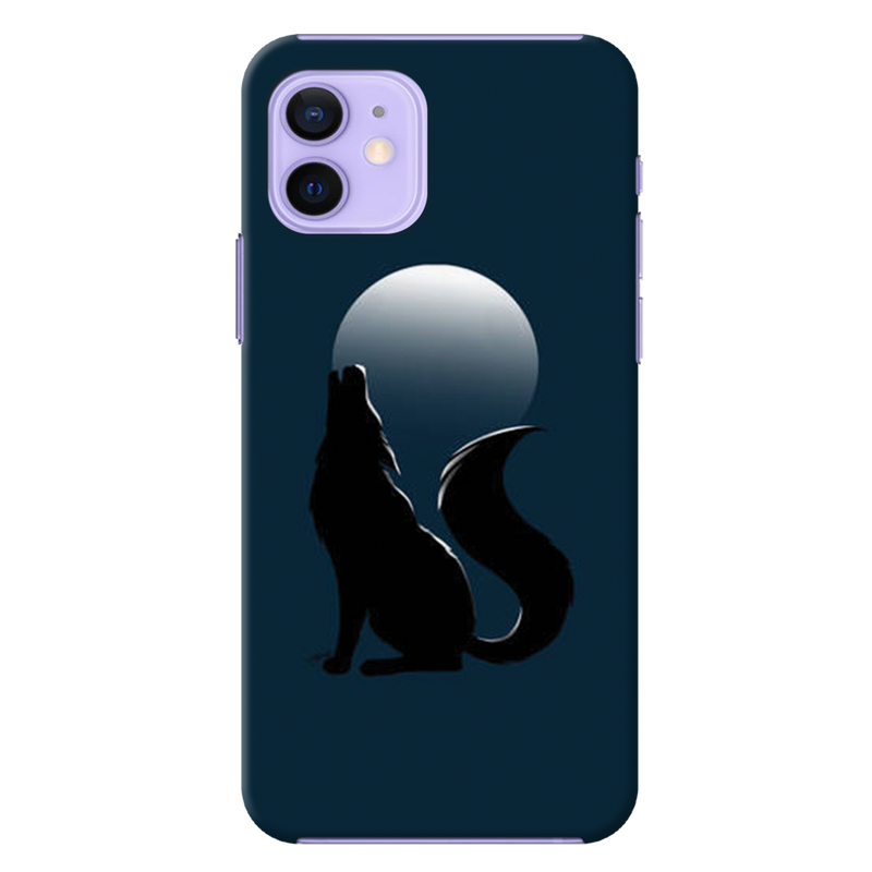 Wolf howling Printed Slim Cases and Cover for iPhone 12