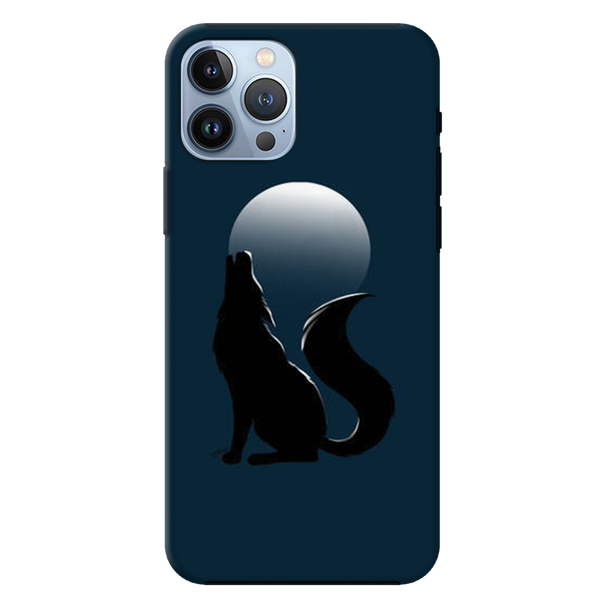 Wolf howling Printed Slim Cases and Cover for iPhone 13 Pro