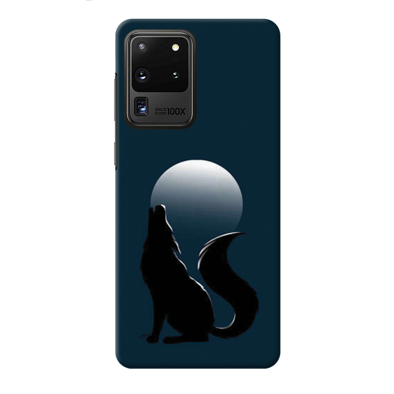 Wolf howling Printed Slim Cases and Cover for Galaxy S20 Ultra