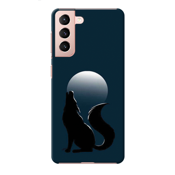 Wolf howling Printed Slim Cases and Cover for Galaxy S21 Plus