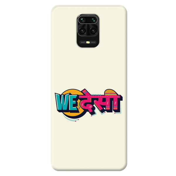 We desi Printed Slim Cases and Cover for Redmi Note 9 Pro Max