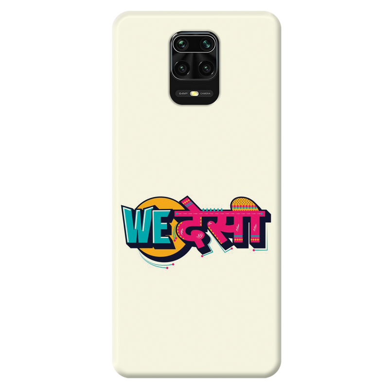 We desi Printed Slim Cases and Cover for Redmi Note 9 Pro Max