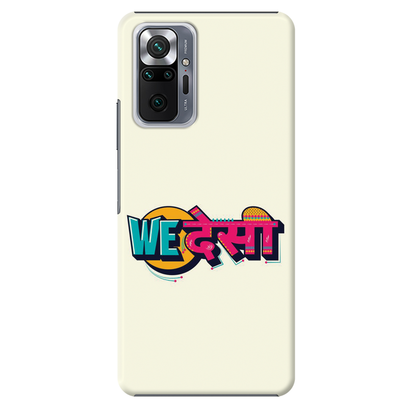 We desi Printed Slim Cases and Cover for Redmi Note 10 Pro