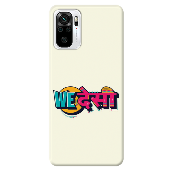 We desi Printed Slim Cases and Cover for Redmi Note 10