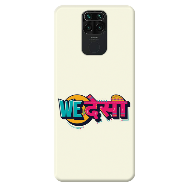 We desi Printed Slim Cases and Cover for Redmi Note 9
