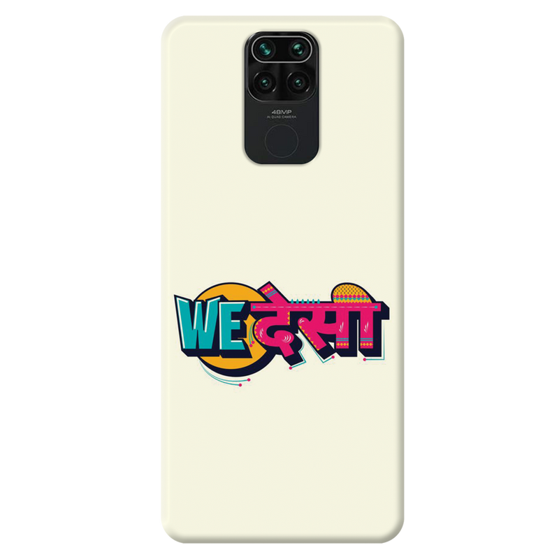 We desi Printed Slim Cases and Cover for Redmi Note 9