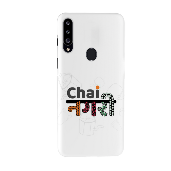 Chai Nagri Printed Slim Cases and Cover for Galaxy A20S