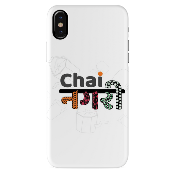 Chai Nagri Printed Slim Cases and Cover for iPhone X