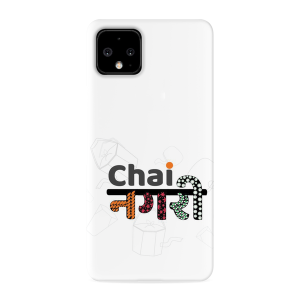 Chai Nagri Printed Slim Cases and Cover for Pixel 4