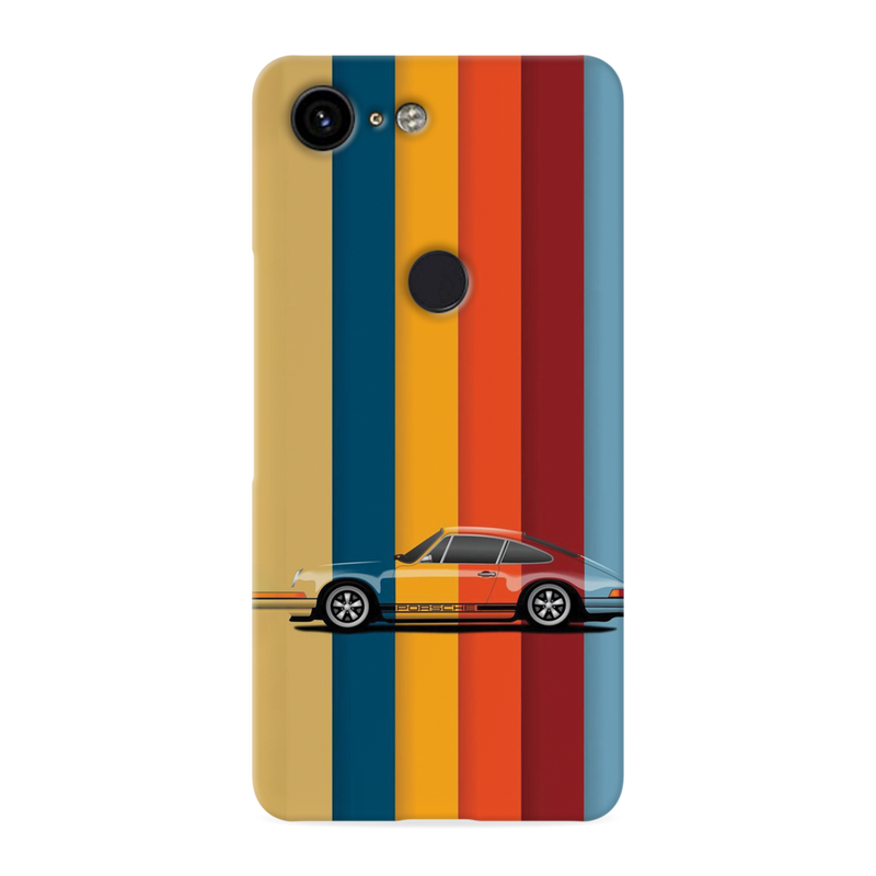 Vintage car Printed Slim Cases and Cover for Pixel 3