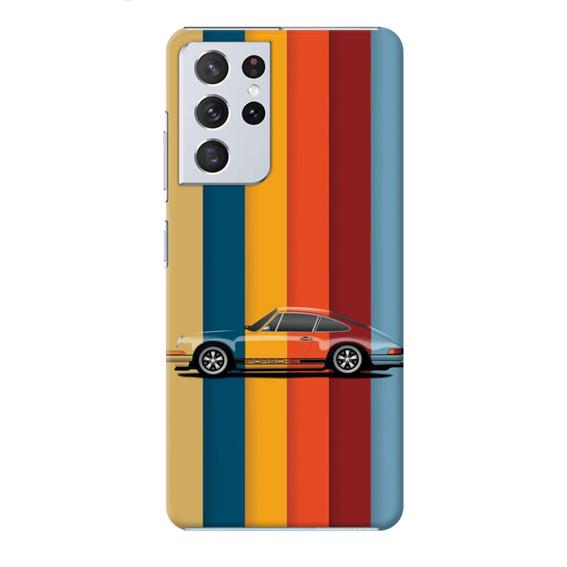 Vintage car Printed Slim Cases and Cover for Galaxy S21 Ultra