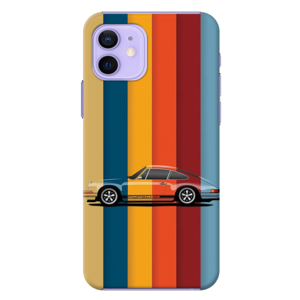 Vintage car Printed Slim Cases and Cover for iPhone 12 Mini