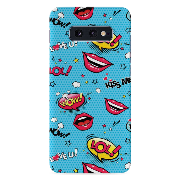 Kiss me Printed Slim Cases and Cover for Galaxy S10E