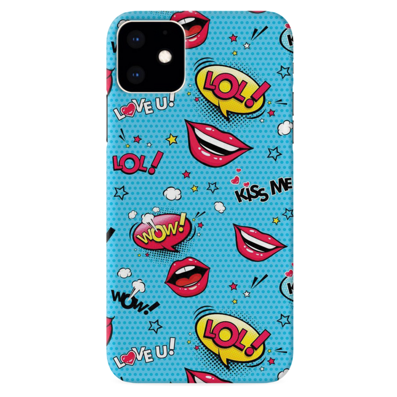 Kiss me Printed Slim Cases and Cover for iPhone 11