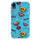 Kiss me Printed Slim Cases and Cover for iPhone XR