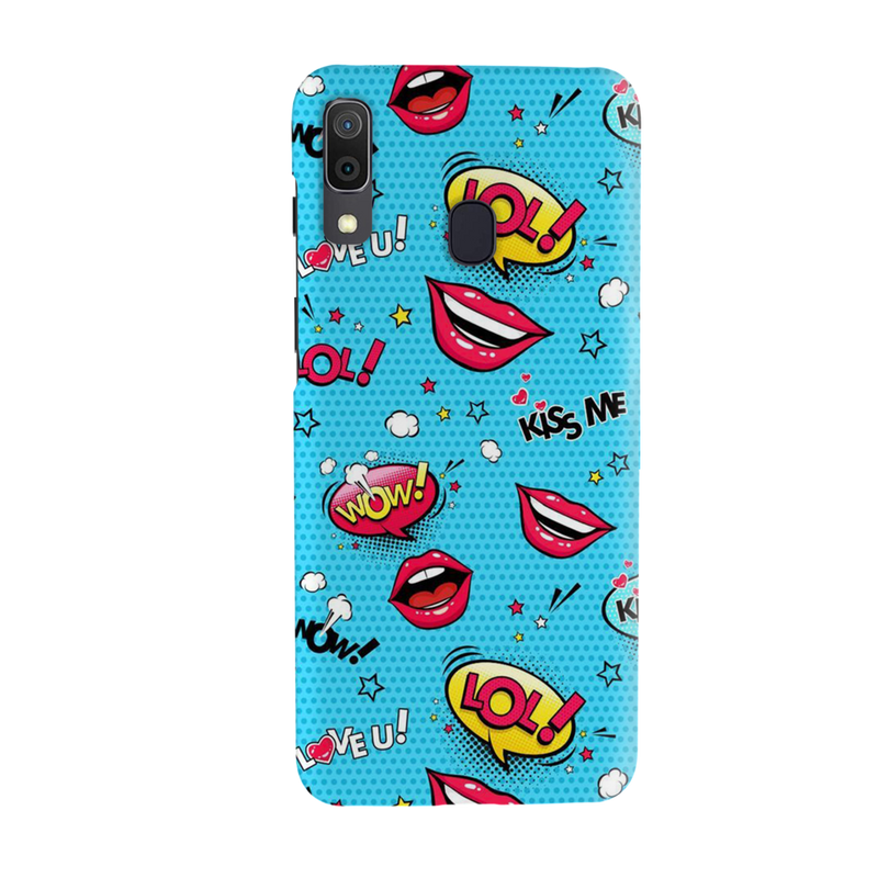 Kiss me Printed Slim Cases and Cover for Galaxy A30