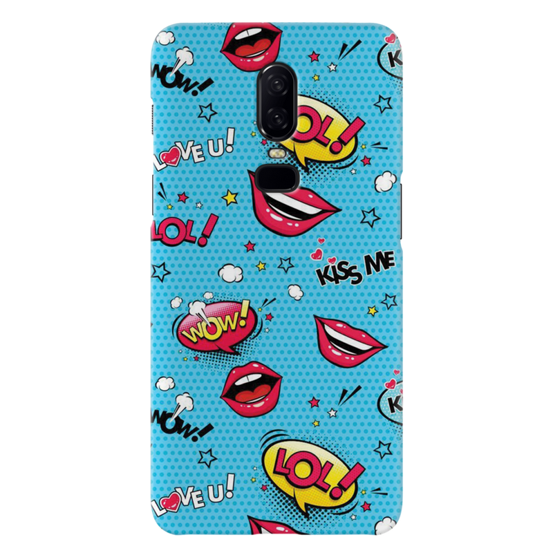 Kiss me Printed Slim Cases and Cover for OnePlus 6