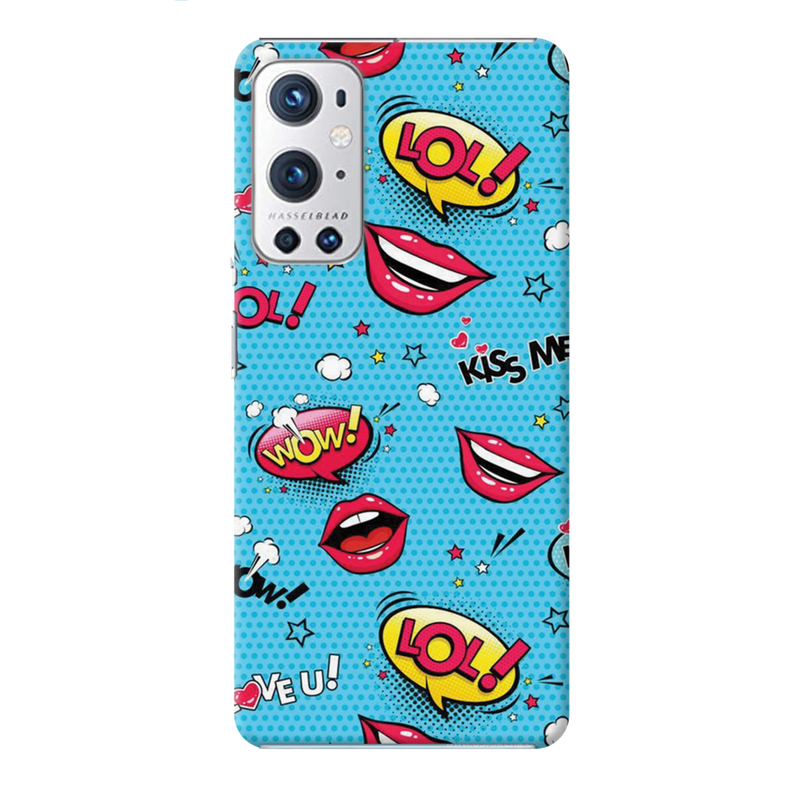 Kiss me Printed Slim Cases and Cover for OnePlus 9R