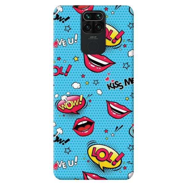 Kiss me Printed Slim Cases and Cover for Redmi Note 9