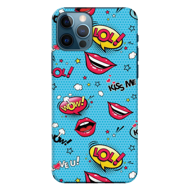 Kiss me Printed Slim Cases and Cover for iPhone 12 Pro Max