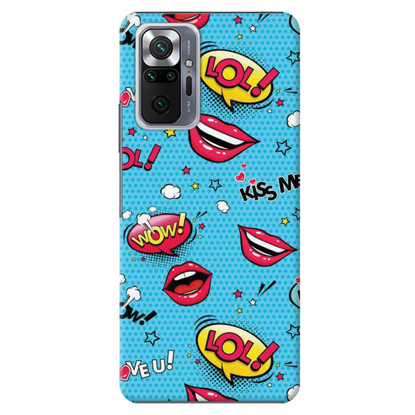 Kiss me Printed Slim Cases and Cover for Redmi Note 10 Pro Max