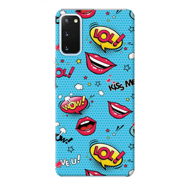 Kiss me Printed Slim Cases and Cover for Galaxy S20 Plus