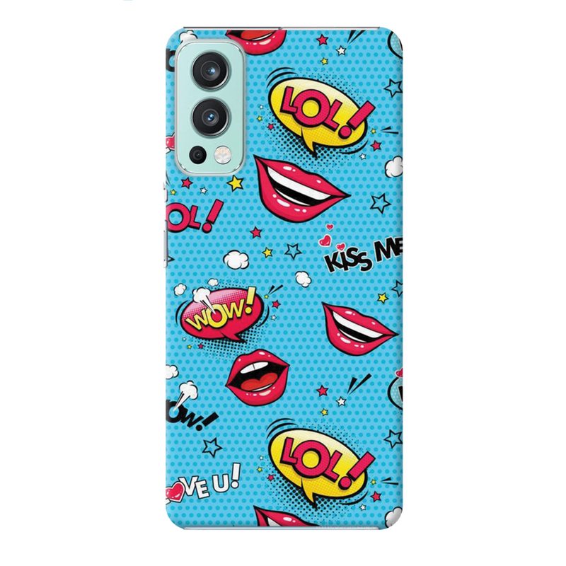 Kiss me Printed Slim Cases and Cover for OnePlus Nord 2