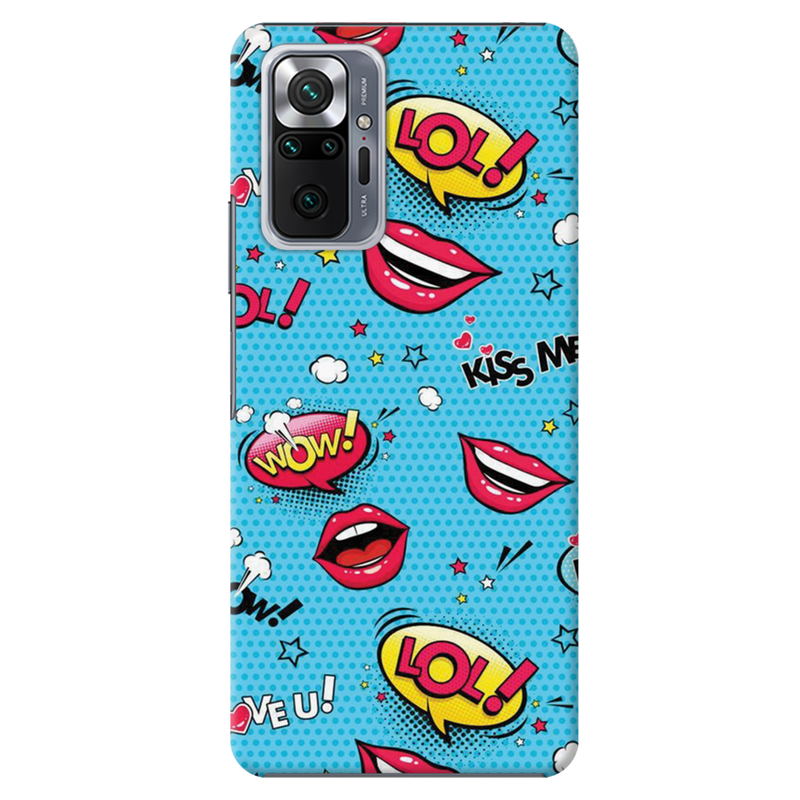 Kiss me Printed Slim Cases and Cover for Redmi Note 10 Pro