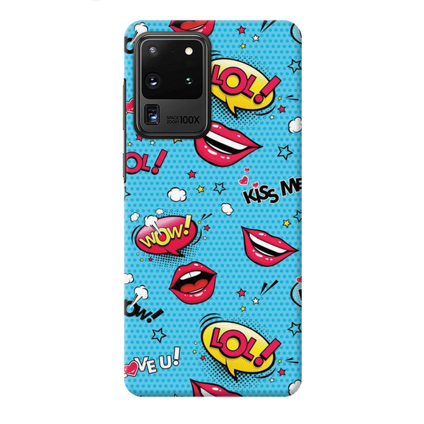 Kiss me Printed Slim Cases and Cover for Galaxy S20 Ultra