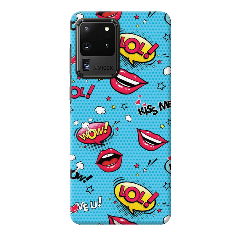 Kiss me Printed Slim Cases and Cover for Galaxy S20 Ultra