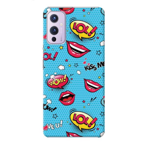Kiss me Printed Slim Cases and Cover for OnePlus 9