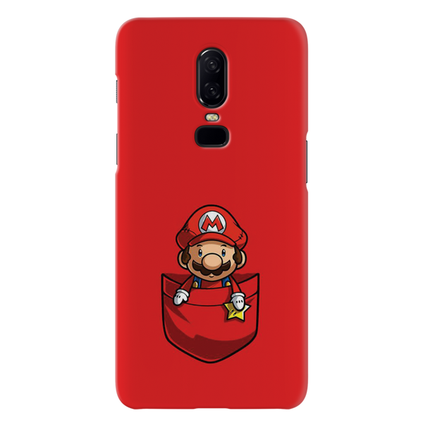 Mario Printed Slim Cases and Cover for OnePlus 6