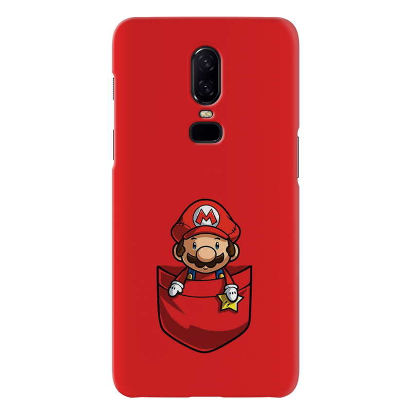 Mario Printed Slim Cases and Cover for OnePlus 6
